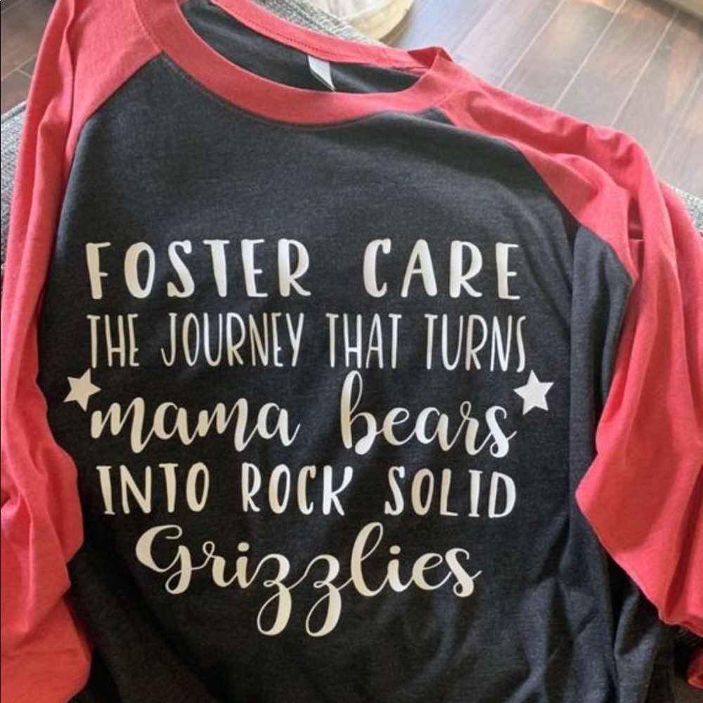 Foster care 3/4 sleeves shirt new!Foster mom shirt
